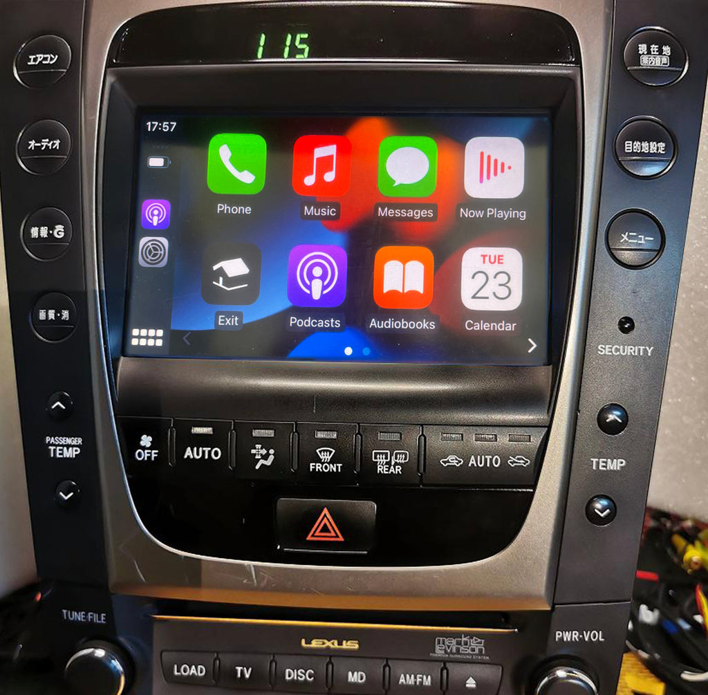 2003-2019 Lexus GS300/350/430/450H/460 URS190 GRS191 GWS191 GRS196 OEM Head Units Wireless Apple CarPlay & Android Auto Integration Kits