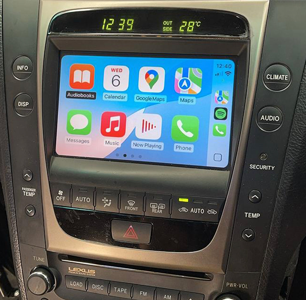 2003-2019 Lexus GS300/350/430/450H/460 URS190 GRS191 GWS191 GRS196 OEM Head Units Wireless Apple CarPlay & Android Auto Integration Kits