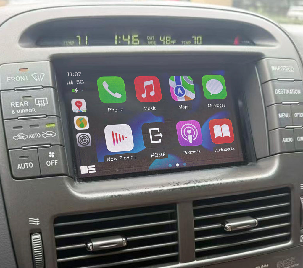 1999-2023 Lexus LS LS460 LS600 OEM Head Units Wireless Apple CarPlay & Android Auto Integration Kits