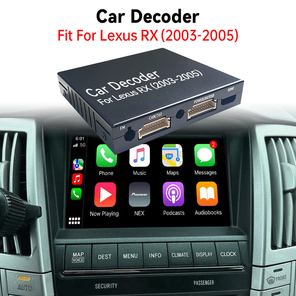 1999-2019 Lexus RX Series OEM wireless Apple CarPlay & Android Auto Module Kits