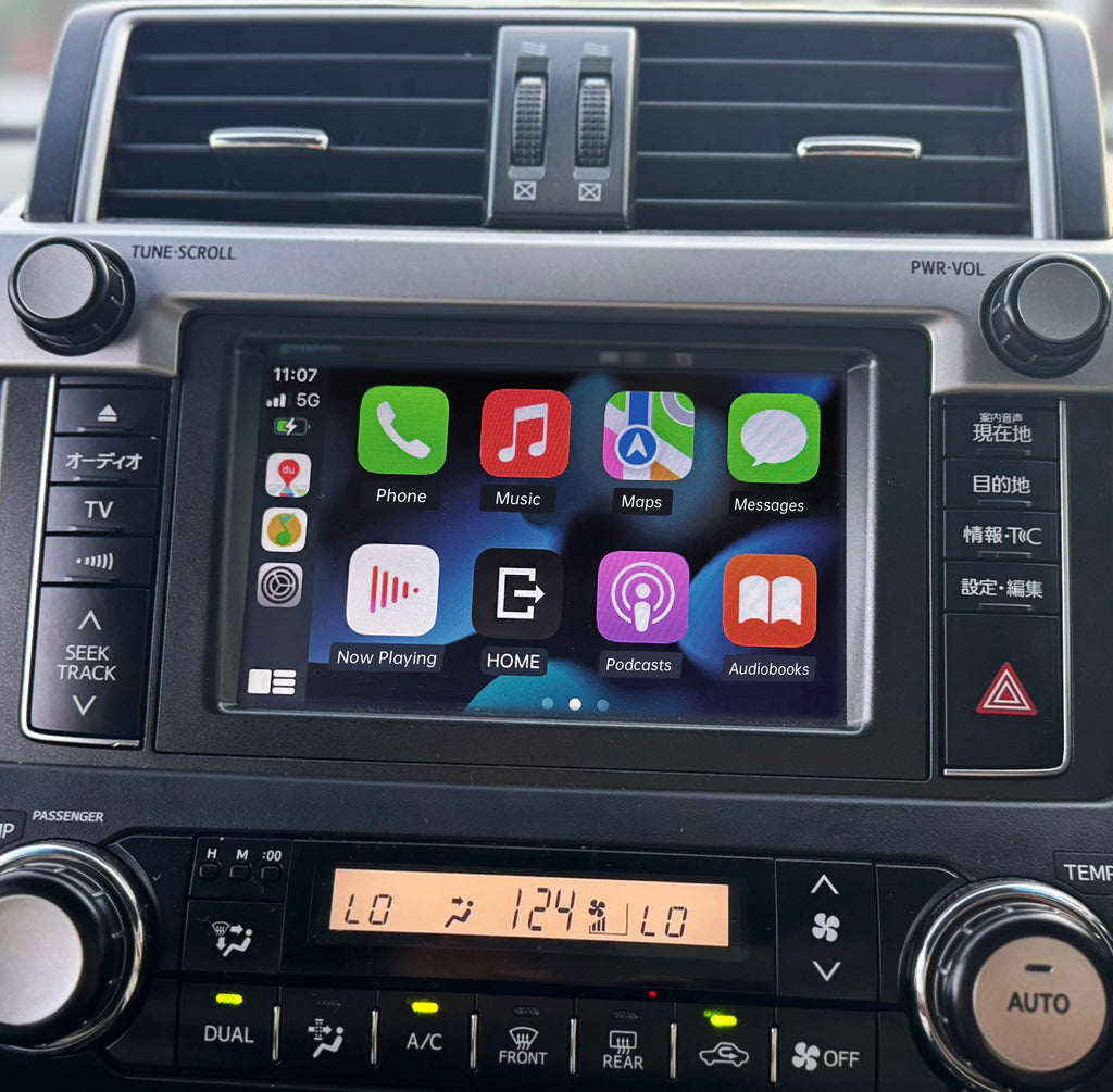 2013-2020 Toyota Landcruiser Prado LC150 Kakadu/GXL/VX OEM Apple CarPlay / Android Auto Integration Kits