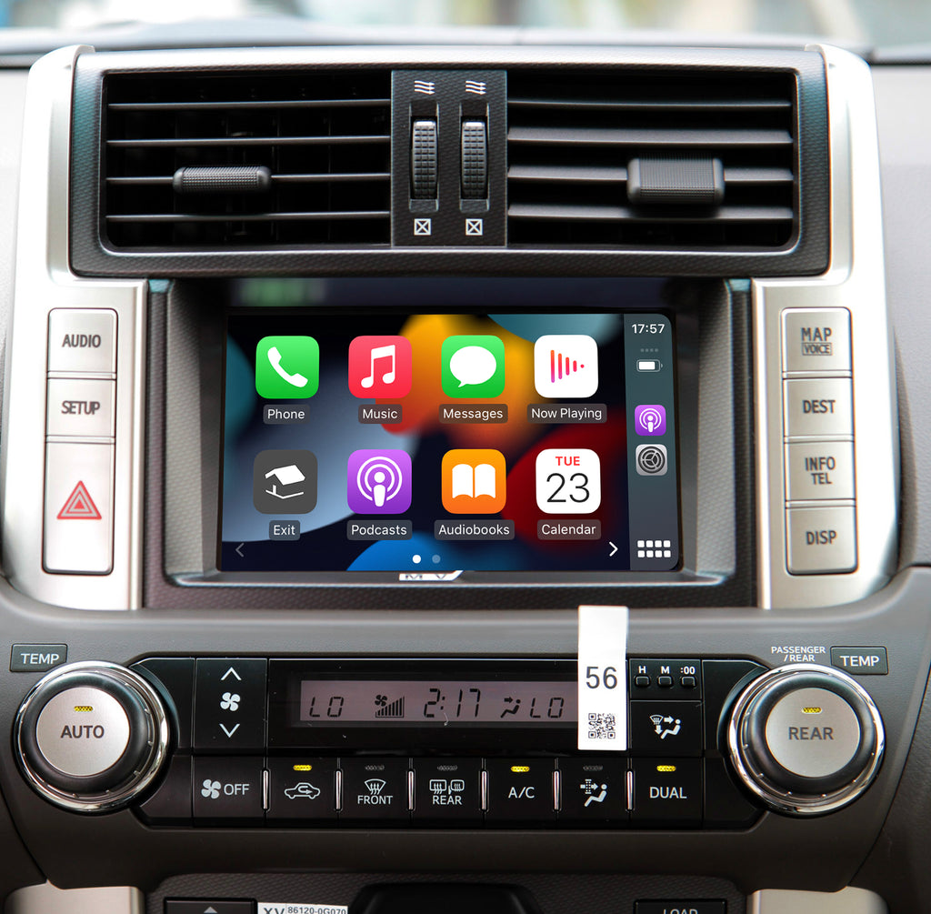 2009-2013 Toyota Prado LC150 GXL/VX /Kakadu OEM Head Units Apple CarPlay & Android Auto Integration Kits