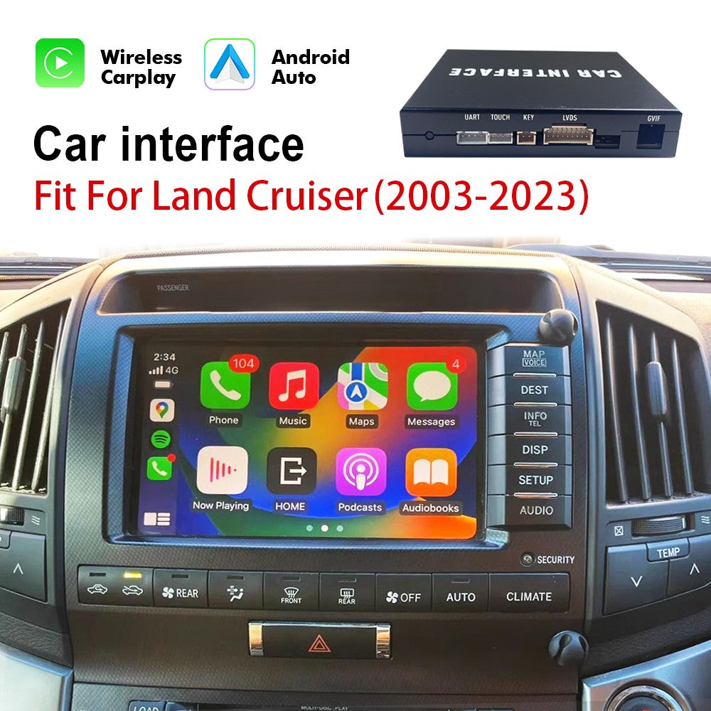 BNE 2006-2021 Toyota Landcruiser LC200 Wireless Apple CarPlay & Android Auto Integration Kits