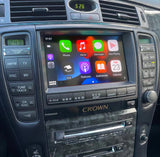 BNE 2005-2008 Toyota Crown GRS184 OEM Head Units wireless Apple CarPlay & Android Auto Integration Kits