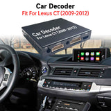Lexus CT 2009-2022 Original Navigation Upgrade Carplay Android Auto Video Interfaces