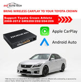 Toyota Crown GRS200/202/204/206 2008-2012 Wireless CarPlay & Android Auto Upgrade Kit