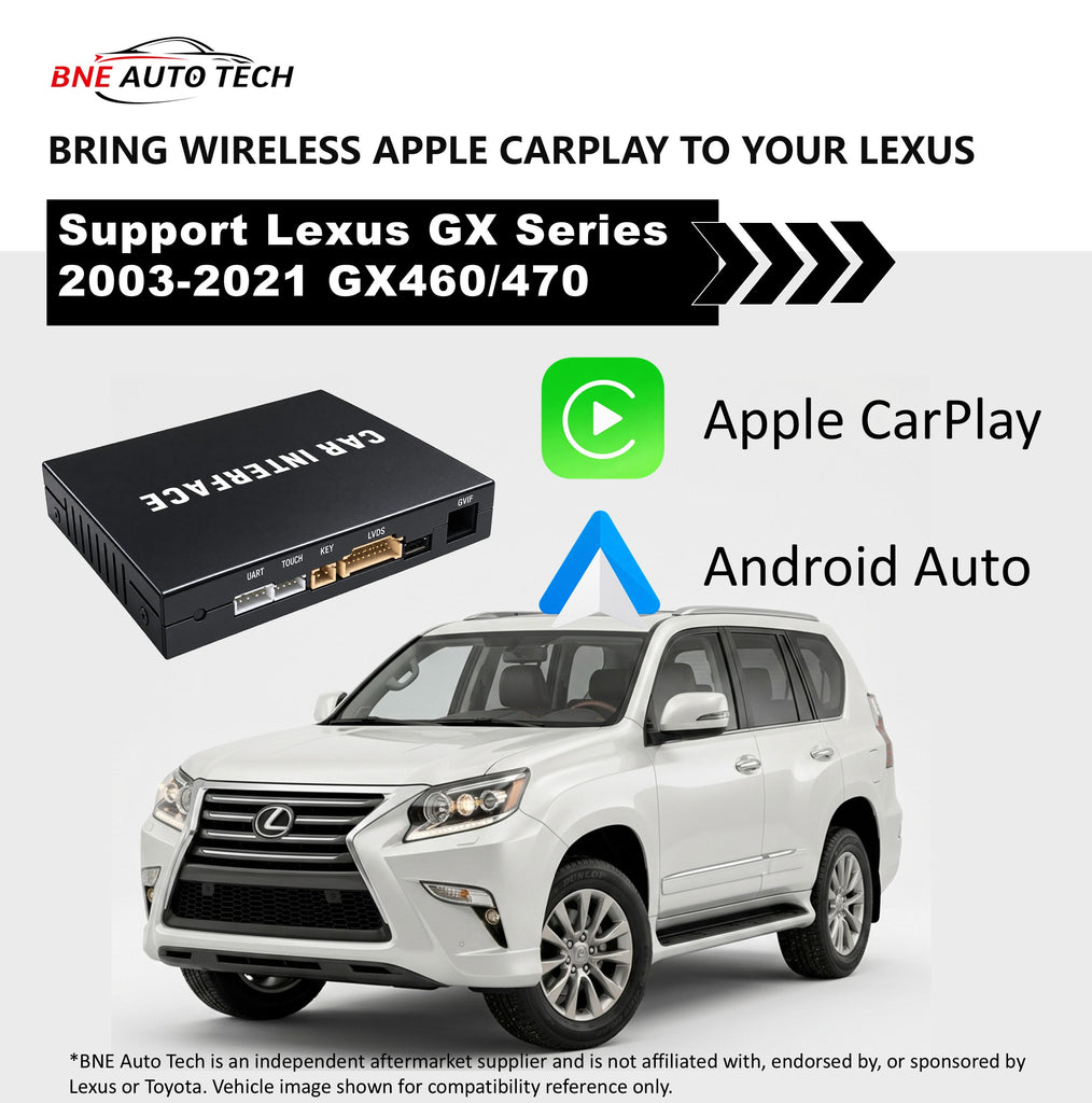 Lexus GX Wireless CarPlay & Android Auto Upgrade Kit 2003-2021