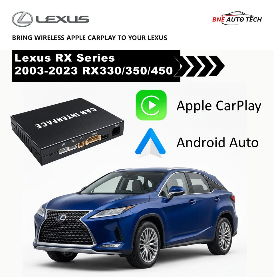 Lexus RX Wireless CarPlay & Android Auto Upgrade Kit 1999-2021